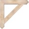 Ekena Millwork Traditional Arts and Crafts Smooth Bracket w/ Offset Brace, Douglas Fir, 7 1/2"W x 40"D x 40"H BKT0806X40X40TRA03SDF - alternate 4